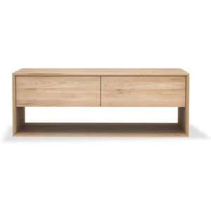 ETHNICRAFT meuble TV NORDIC 120 cm (Naturel - chêne)