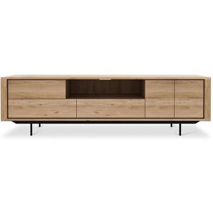 ETHNICRAFT meuble TV SHADOW 224 cm (Naturel - Chêne et métal) - Publicité