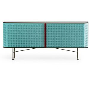 Diesel WITH MOROSO buffet PERF (Vert-de-gris, poignees rouges - Acier verni)