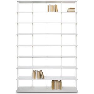 KRIPTONITE bibliotheque murale KROSSING MIDI 160 x H 203 cm (Blanc Opaque - Metal)