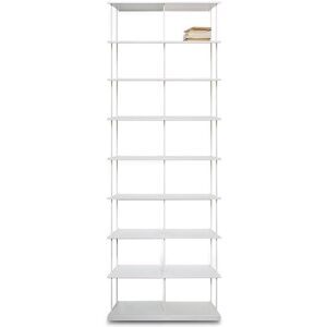 KRIPTONITE bibliotheque murale KROSSING MIDI 80 x H 203 cm (Blanc Opaque - Metal)