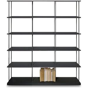 KRIPTONITE bibliotheque murale KROSSING MAXI H 170 cm (L 150 cm Noir opaque - Metal)