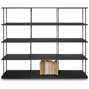 KRIPTONITE bibliotheque murale KROSSING MAXI H 109 cm (L 150 cm Noir opaque - Metal)