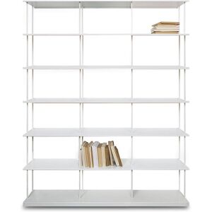 KRIPTONITE bibliotheque murale KROSSING MAXI H 161 cm (L 150 cm blanc opaque - Metal)