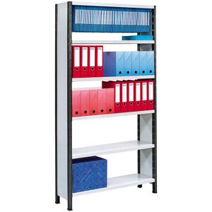 SETAM Rayonnage bureau universel peint H.2500 avec tablettes L.1170 x P.350 mm