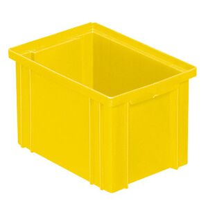 SETAM Caisse plastique 3.6 litres jaune