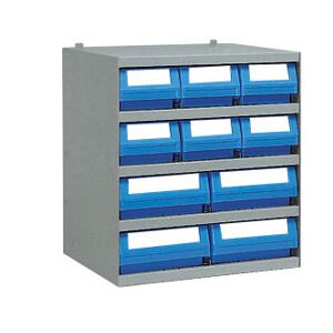 SETAM Casier rangement métallique avec 10 tiroirs Multibox P500 - Publicité