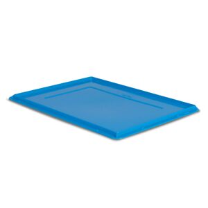 SETAM Couvercle Bleu Turquoise pour caisse plastique Athena L.400 x P.300 mm