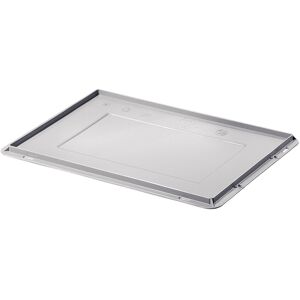 SETAM Couvercle gris Ecogreen pour caisse plastique Athéna L.400 x P.300 mm