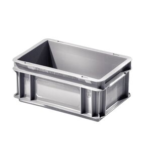 SETAM Caisse plastique Athena grise 5 litres 300 x 200 x H.120 mm