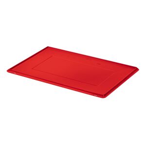SETAM Couvercle rouge pour caisse plastique Athena 600x400 mm