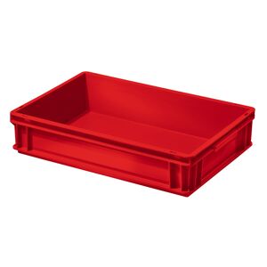 SETAM Caisse plastique Athena coloris rouge 20 litres