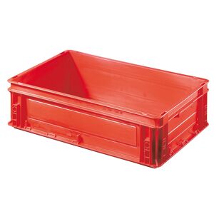 SETAM Caisse plastique Athena coloris rouge 30 litres