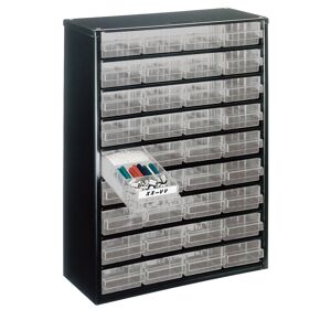 SETAM Bloc métallique à tiroirs transparents série 150, 36 tiroirs A