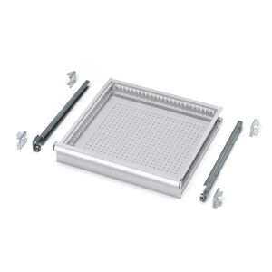 SETAM Petit tiroir simple extension pour armoires metalliques Môle 1,2 et 3 gris Ral 7035