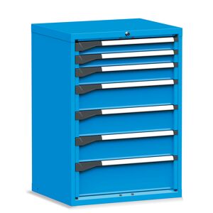 SETAM Armoire métallique 7 tiroirs Novalp S Bleu Ral 5012