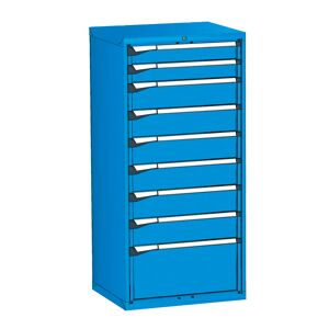 SETAM Armoire métallique 9 tiroirs Novalp S Bleu Ral 5012