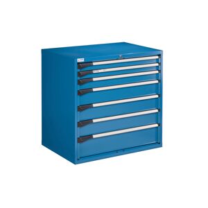 SETAM Armoire métallique 7 tiroirs Novalp L Bleu Ral 5012