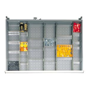 SETAM Agencement pour tiroir H.100 ou H.125 mm d'armoire metallique L en casiers amovibles L.90 + L.140 +