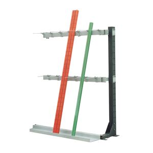 SETAM Kit suivant - rayonnage porte barres vertical L.1500 mm