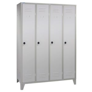 SETAM Vestiaire industrie propre 'Parma' 4 casiers coloris Gris