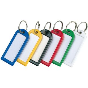 SETAM Sachet de 20 porte-clés L.54 x P.22 mm coloris assortis