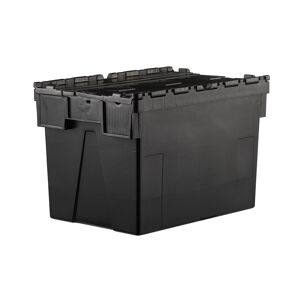 SETAM Bac navette 52 litres 600x400 couvercle Noir H.310 mm