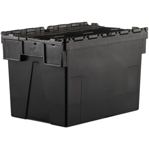 SETAM Bac navette 63 litres 600x400 couvercle Noir H.365 mm