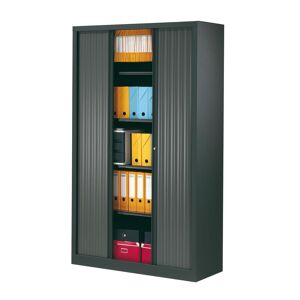 SETAM Armoire à rideaux anthracite Haute L.1200 mm