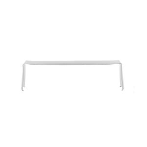 Banc - LE BANC Blanc Aluminium laqué L 120cm x P 40cm x H 44cm