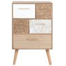 Maisons du Monde Petit meuble de rangement 5 tiroirs à motifs Multicolore 40x64x24cm