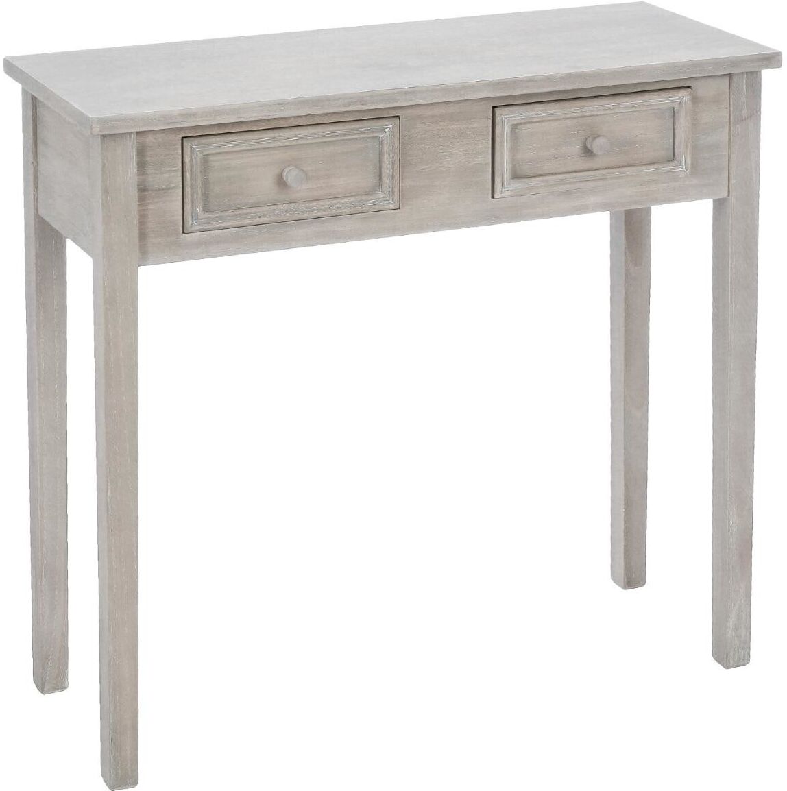 Atmosphera Console "Charme", bois blanchi