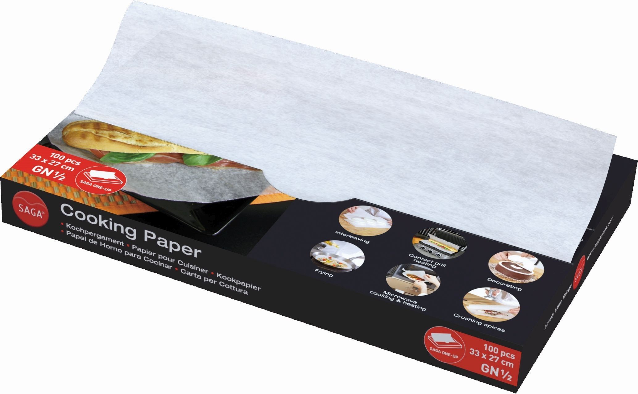 Bartscher Papier pour cuisiner GN 1/2