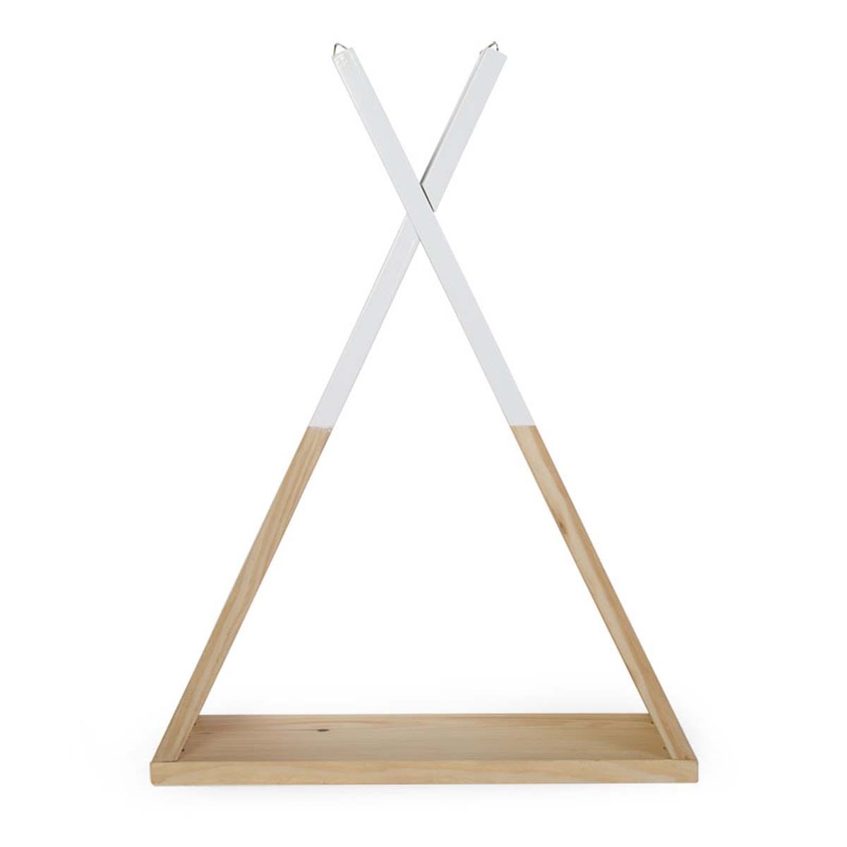 Childhome Petite Étagère Tipi - Naturel et Blanc