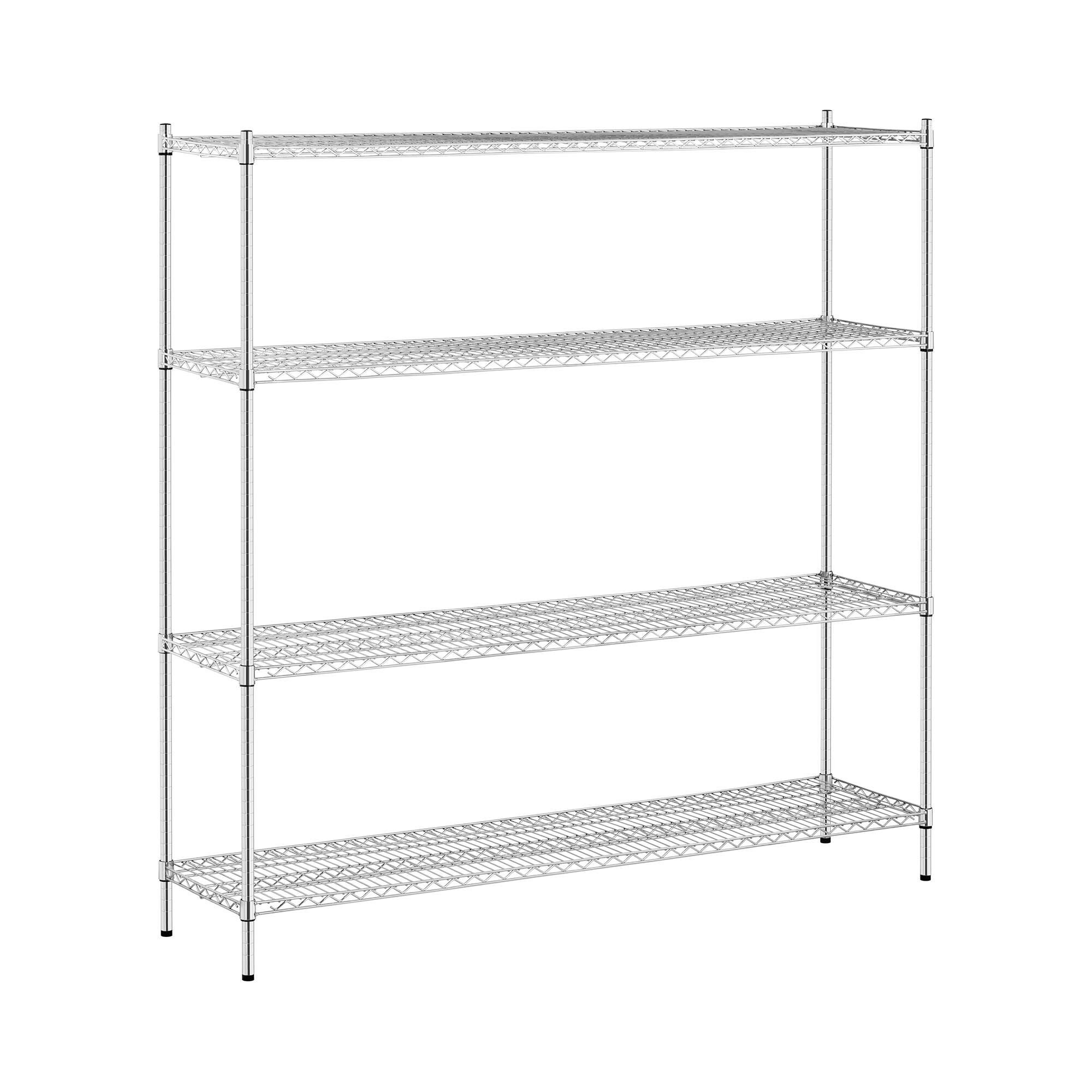 Royal Catering Metal Shelving Unit - 180 x 45 x 180 - 1,000 kg