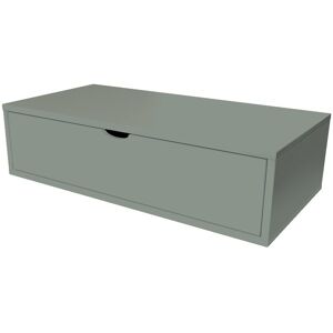 ABC MEUBLES Cubo di legno 100x50 cm + cassetto -  - Grigio