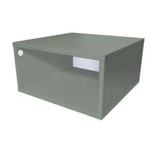 ABC MEUBLES Cubo di legno 50x50 cm - 50x50 - Grigio