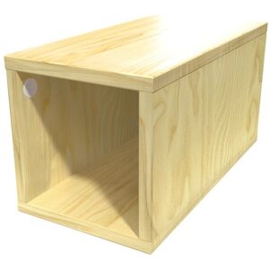 ABC MEUBLES Cubo di legno 25x50 cm - 25x50 - Miele