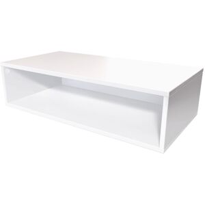 ABC MEUBLES Cubo di legno 100x50 cm -  - Bianco