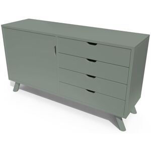 ABC MEUBLES Credenza scandinava legno Viking -  - Grigio