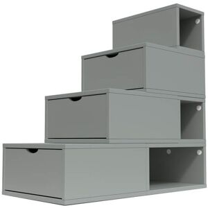 ABC MEUBLES Scala cubo di riordino 100 cm -  - Grigio