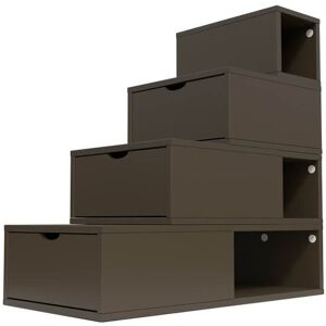 ABC MEUBLES Scala cubo di riordino 100 cm -  - Wengé