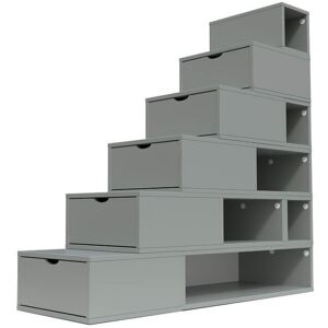 ABC MEUBLES Scala cubo di riordino 150 cm -  - Grigio