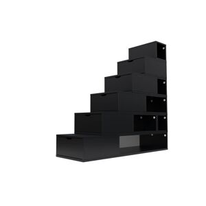 ABC MEUBLES Scala cubo di riordino 150 cm -  - Nero