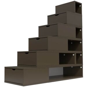 ABC MEUBLES Scala cubo di riordino 150 cm -  - Wengé