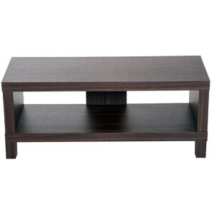 Homcom Mobile Basso Porta TV  Stand Supporto TV  con Vano in Legno, Noce, 90 × 35 × 37cm