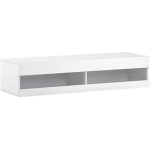 Pd1 Mobile TV Bianco con Illuminazione LED, Design Moderno e Ampio Spazio di Stoccaggio, Bianco