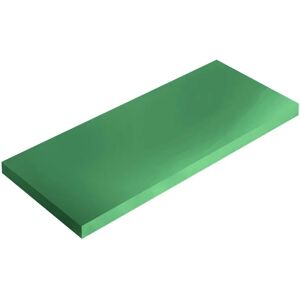 SPACEO Mensola a muro Wood  dritto in mdf L 76 x H 1.8 x P 20 cm verde acqua