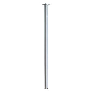 HETTICH Gamba per mobili  in acciaio grigio laccato L 25 x P 25mm, H 80 cm