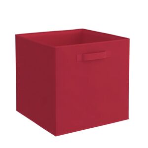 SPACEO Scatola Kub L31 x H 31 x P 31 cm Rosso